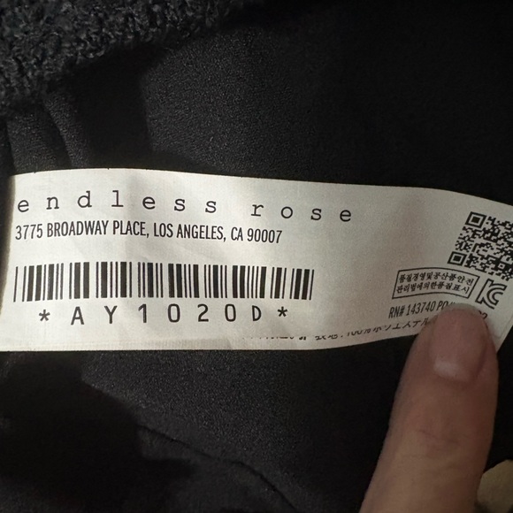 Endless Rose Black Floral Tulle Tweed Sheath Dress - Picture 9 of 10